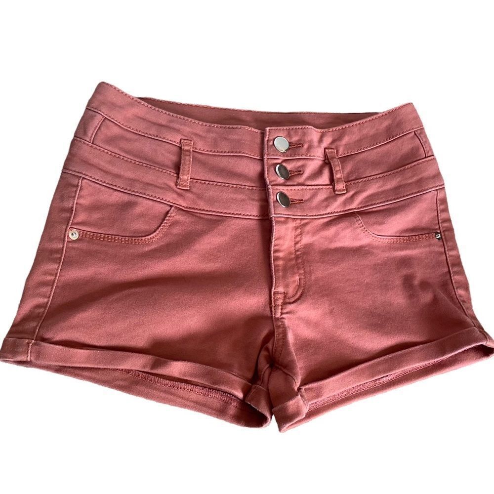 Tinseltown Juniors High Rise Cheek Shorts Size 2